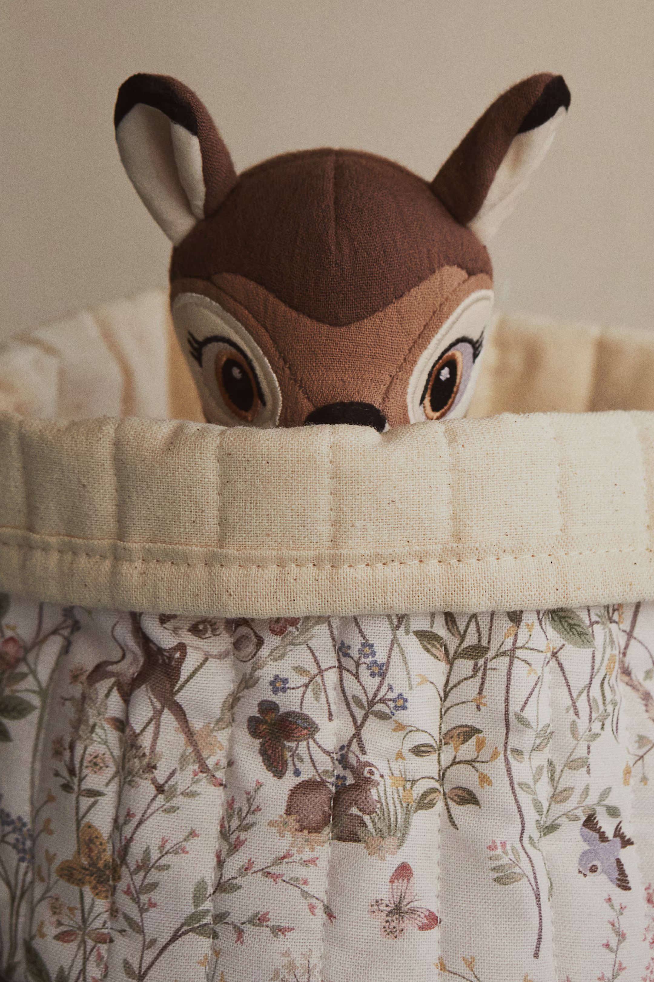 Small quilted storage basket - White/Bambi - Home All | H&M GB | H&M (UK, MY, IN, SG, PH, TW, HK)