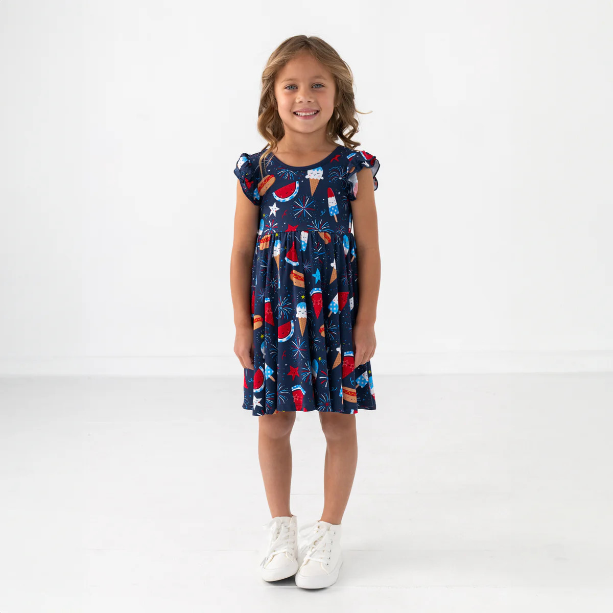 Snacks & Sparkles 
        Flutter Twirl Dress | Little Sleepies