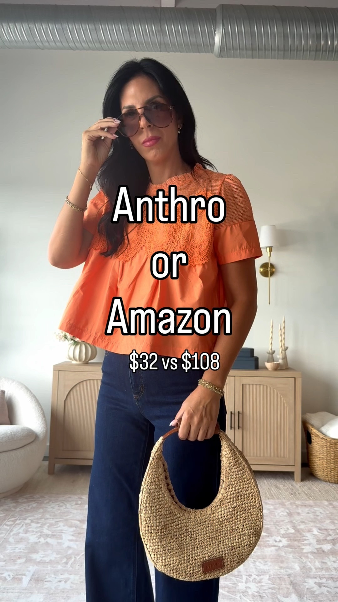 @Target Target denim that feels designer - 6 long 
Anthro look for less - small 
$32 versus $108 - the quality is perfection! 

#LTKOver40 #LTKU #LTKFindsUnder50 #LTKShoeCrush #LTKStyleTip #LTKFindsUnder100