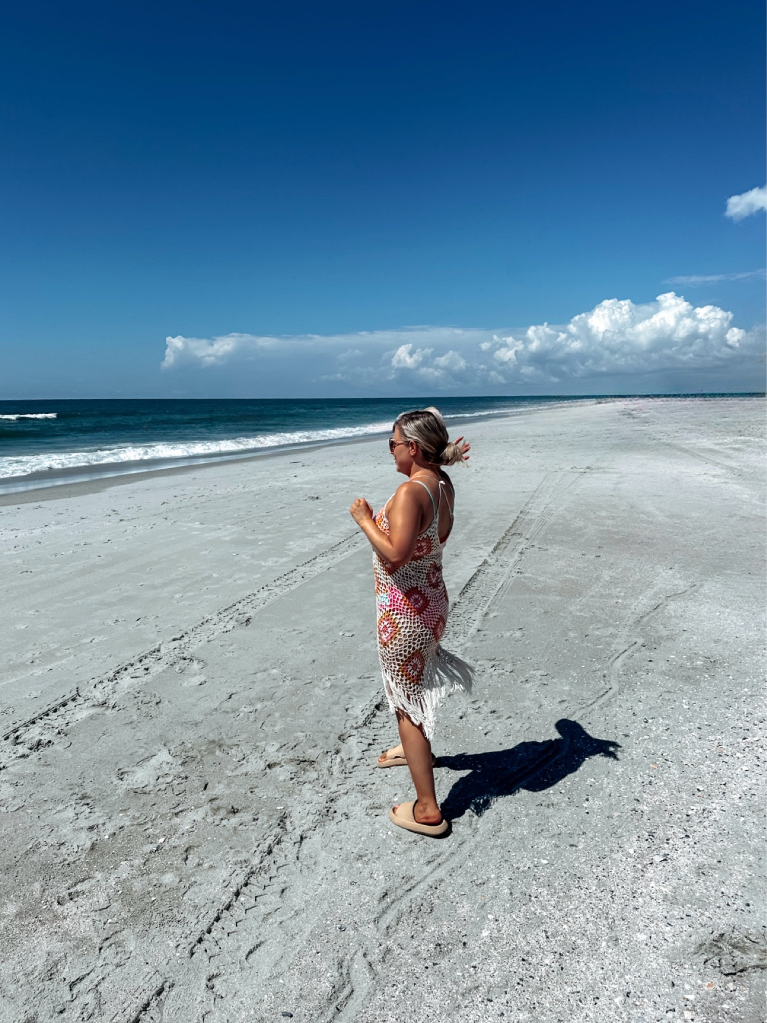 Woven swimsuit cover up with cute pink and orange design. Bathing suit is only $10

#LTKFindsUnder50 #LTKSwim #LTKStyleTip