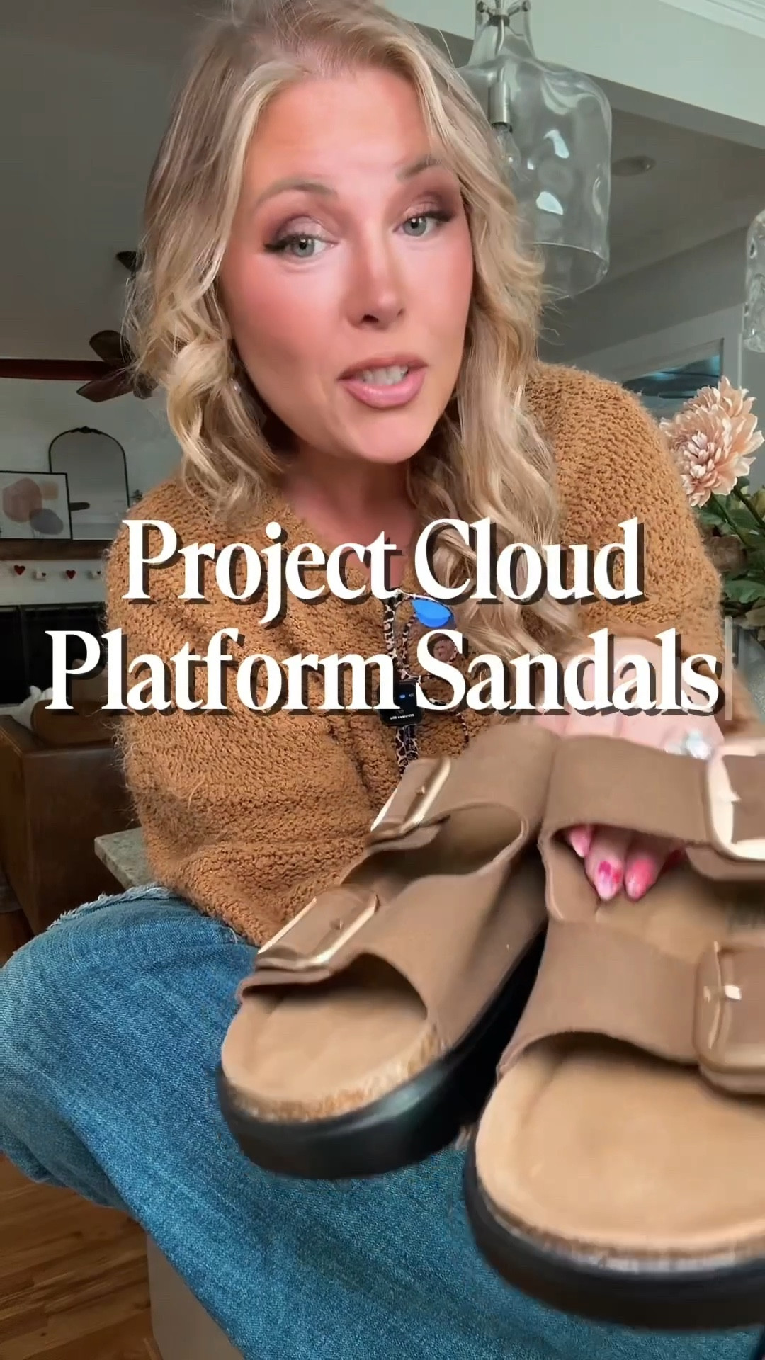 Walking on clouds ☁️✨
These Project Cloud platform sandals in Choco Suede are next-level comfy. The leather is buttery soft, the straps are adjustable, and they fit like a dream—style and comfort in one. Your feet will thank you 😍🥿 #projectcloud #platformsandals #comfyshoes #butterysoft #adjustablestraps 

#LTKootd #LTKOver40 #LTKSeasonal