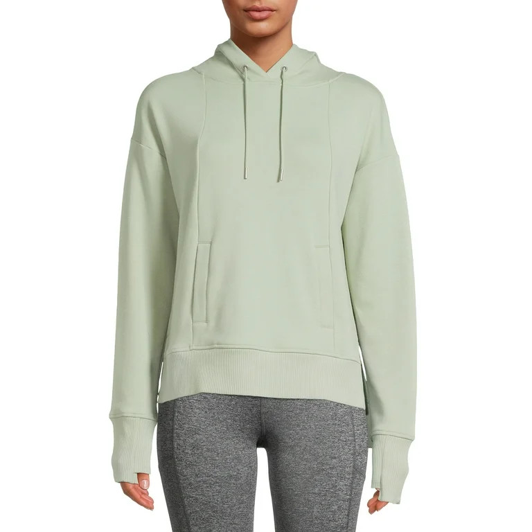 Avia Women's Active Plush Hooded Sweatshirt with Long Sleeves | Walmart (US)