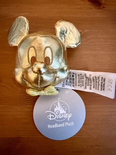 NEW 2026 Disney Parks Create Your Own Headband GOLD Mickey Mouse Plush | eBay US