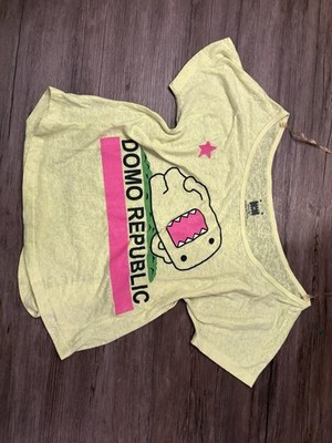 Y2K Off Shoulder Domo Republic Tee | eBay US