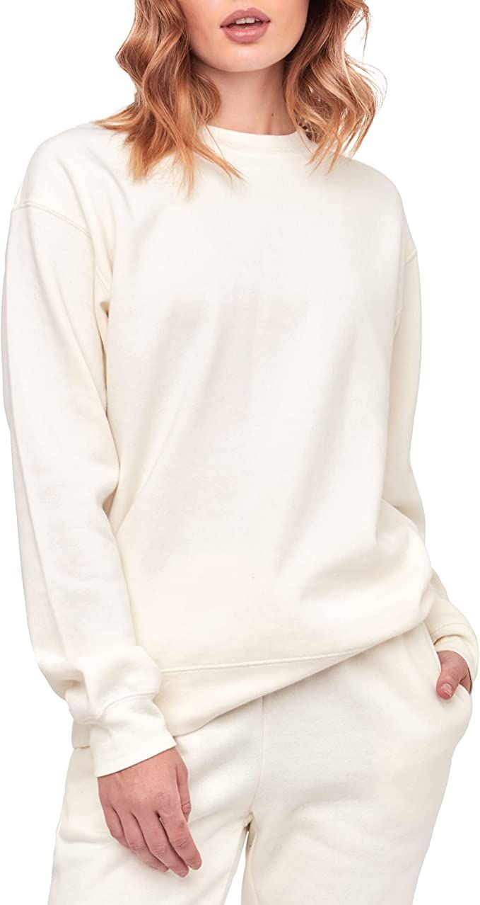 KUT/SO Crewneck Sweatshirt for Women – Essential Cozy Fleece Pullover Sweater – Women’s Fal... | Amazon (US)