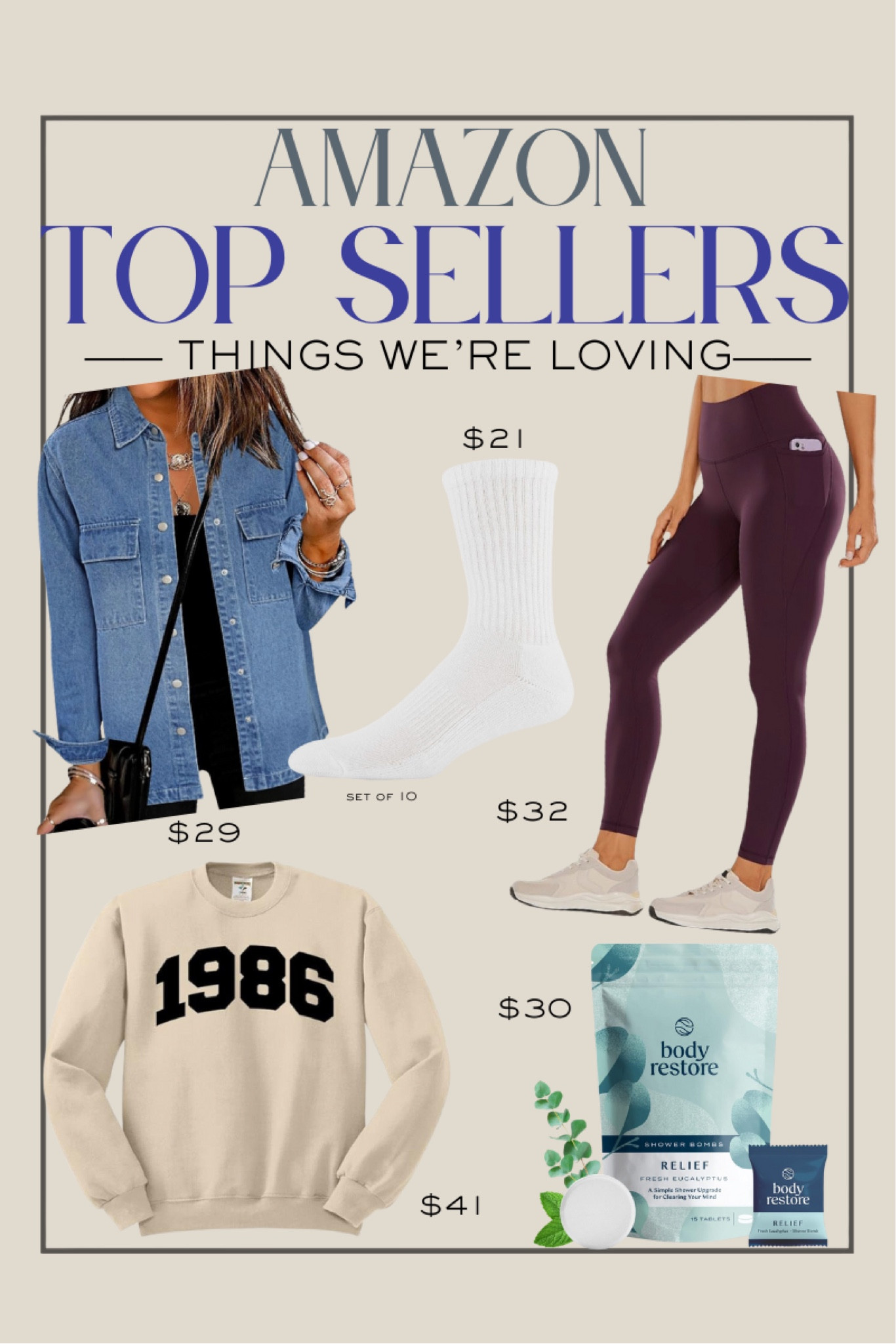 Amazon favorites from this past week!

Amazon finds, cozy sweatshirts, denim oversized shirts, bath bombs, fall fashion 



#LTKstyletip #LTKSeasonal