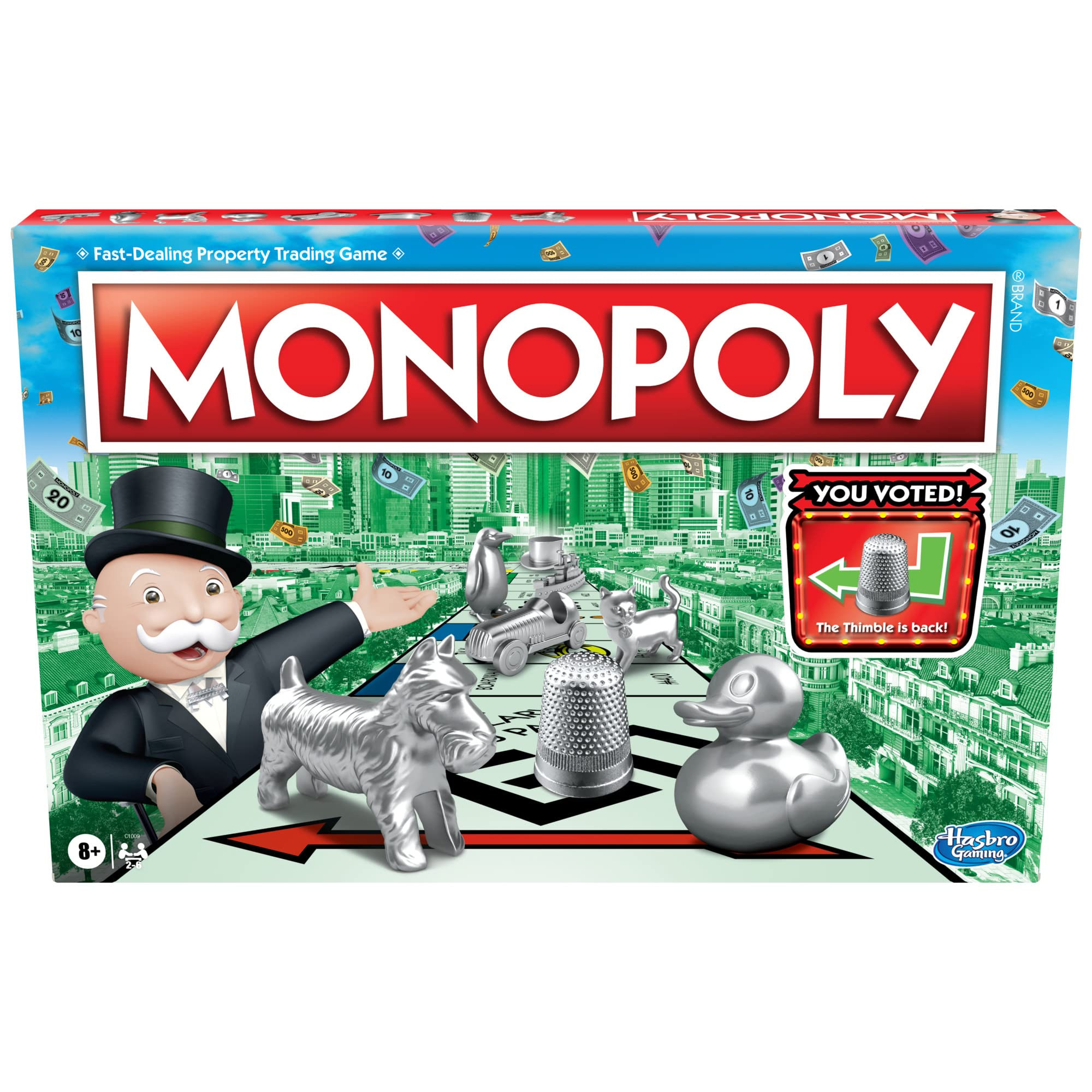 Monopoly Game, Family Board Games for 2 to 6 Players & Kids Ages 8 and Up, Includes 8 Tokens (Tok... | Amazon (US)