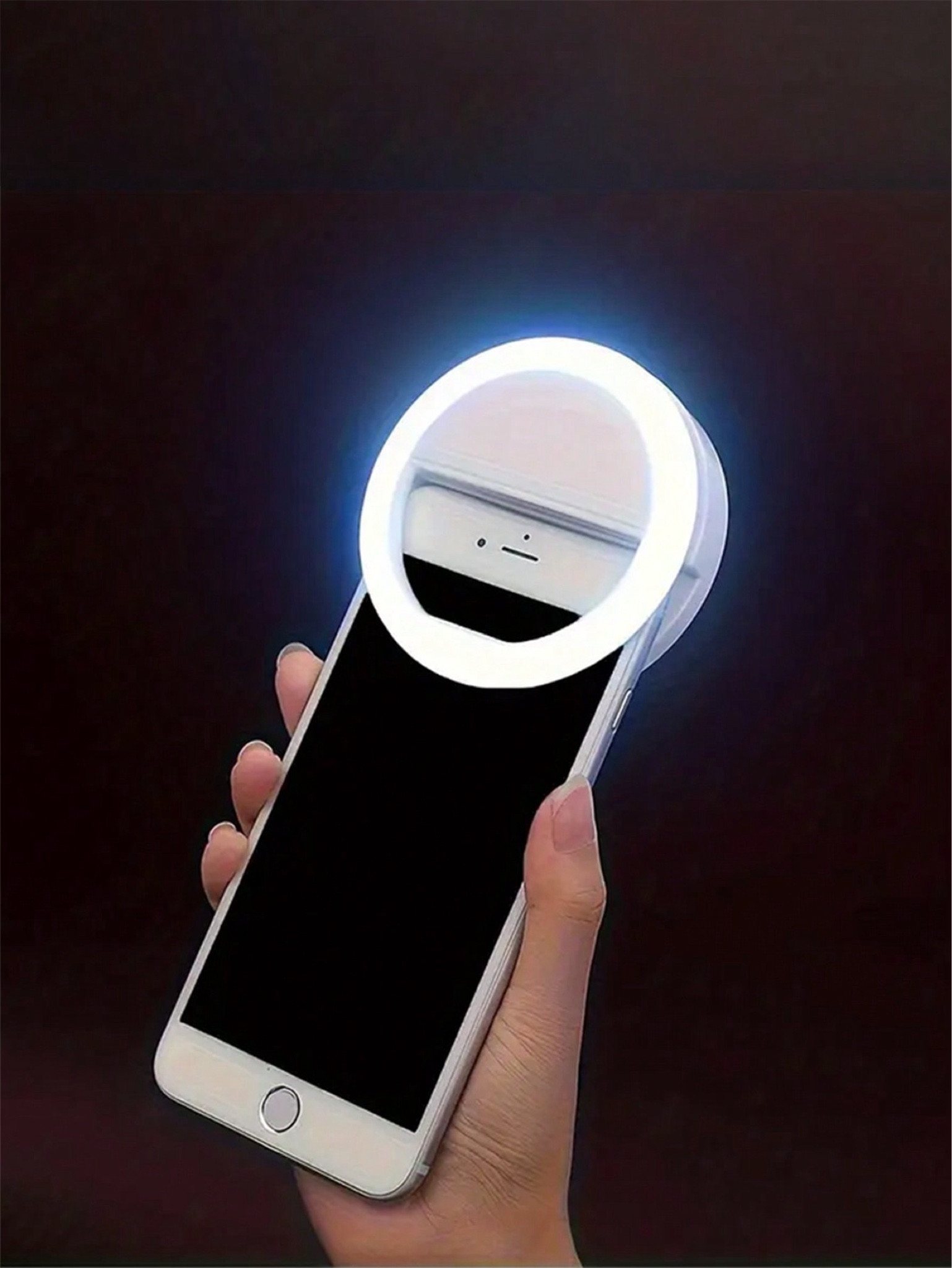 1pc, white/pink, portable selfie, ring light with USB, charging, photo shoot, photographs props. 


#LTKTravel #LTKSaleAlert #LTKFindsUnder50