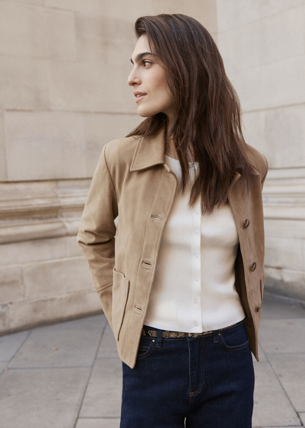 Montana Suede Jacket | Hobbs UK | | Hobbs