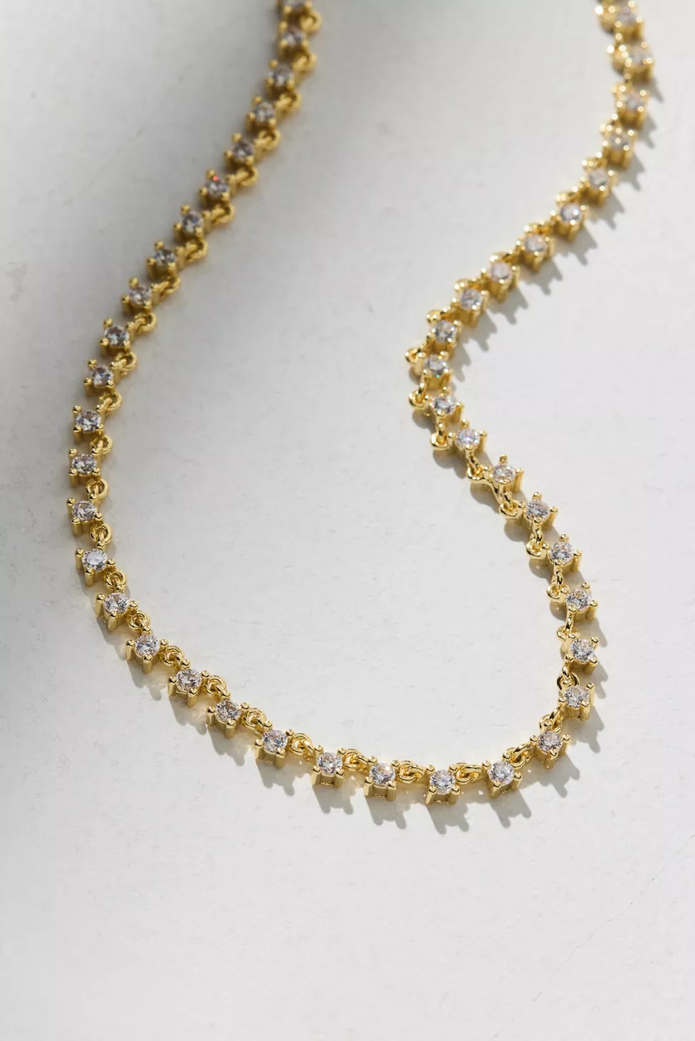 Electric Picks Runway Rhinestone Necklace | Urban Outfitters (US and RoW)