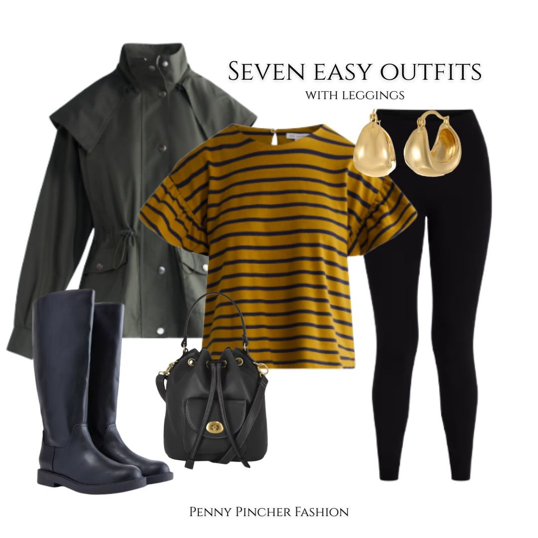 7 easy outfits with leggings

Everything is @Walmart