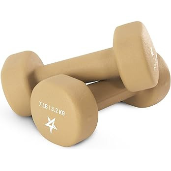 Yes4All Neoprene Coated Dumbbell Hand Weight Sets of 2 - Multiple Weight Options with 15 Colors, ... | Amazon (US)