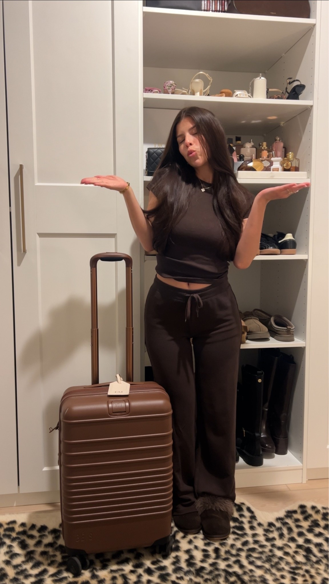 Perfect travel outfit & luggage 🤍👜

#LTKTravel #LTKootd