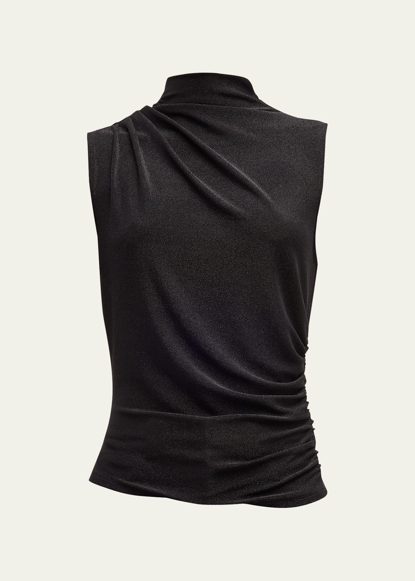 Veronica Beard Jeans Mylie Sleeveless Turtleneck Top | Bergdorf Goodman