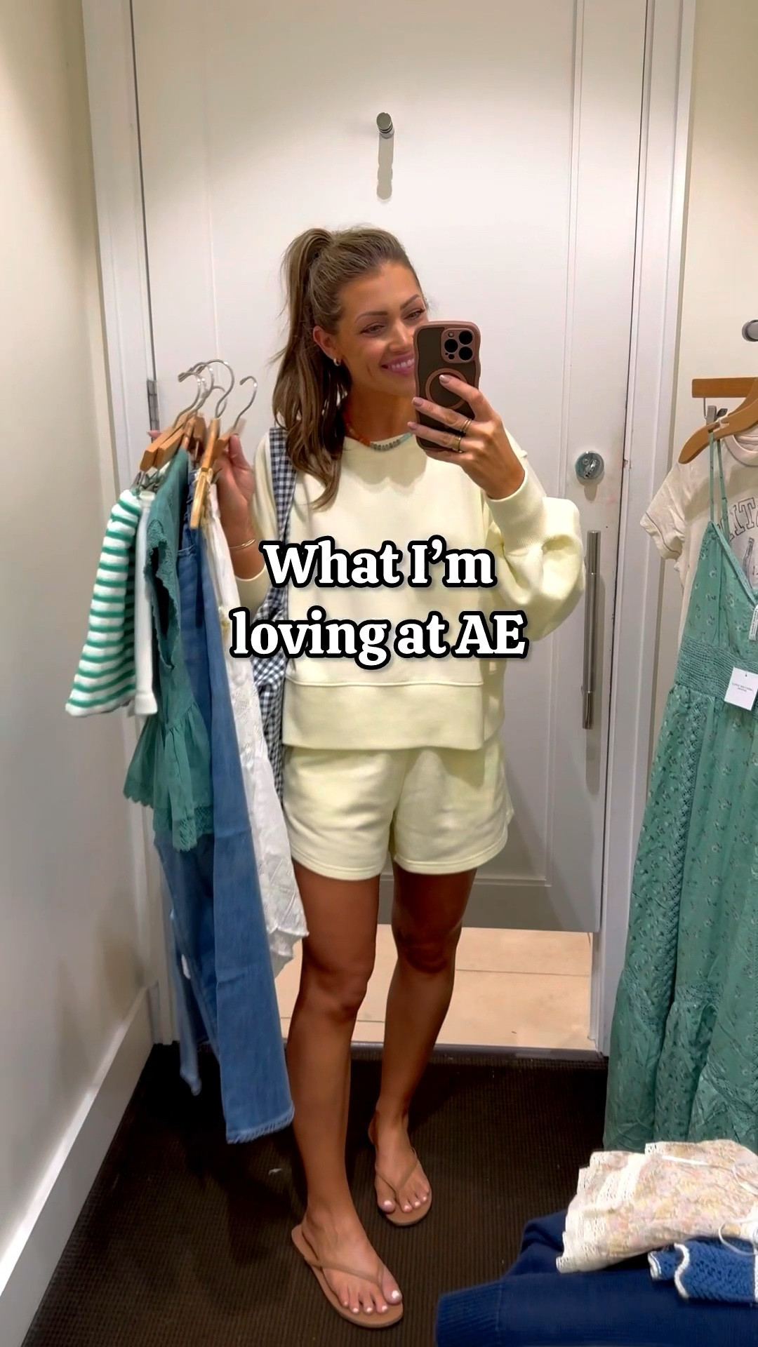 Code “lizAE25” works through Monday for 25% off your order!! And it’s stackable 👏🏻 Wearing XS in everything! 00/24 SHORT jeans. Loooove these. Super stretchy, so I went down a size! I’m normally a 2/26 but always go down to a 0/25 in AE.. went down to 00.. suggest ordering down! The white pants are maybe my fave?! Obsessed. Also run big! Size down!! 


American Eagle
Matching sets 
White pants
Maxi dress
Midi dress
Easter dress
Spring break 
Date night 
Graphic tee
White skirt 
Country Concert
Concert outfit 
Spring outfits 
Summer outfit
Vacation style
