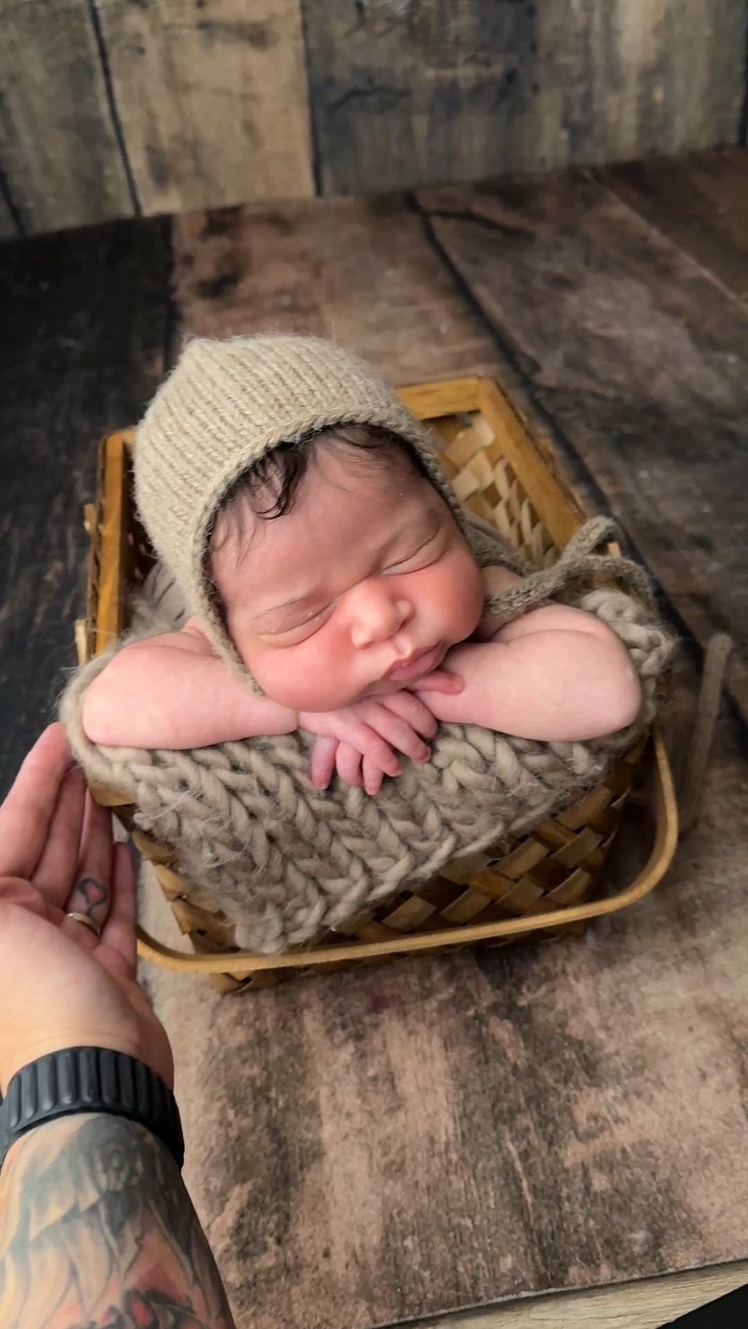 who doesn’t love a baby in a basket  