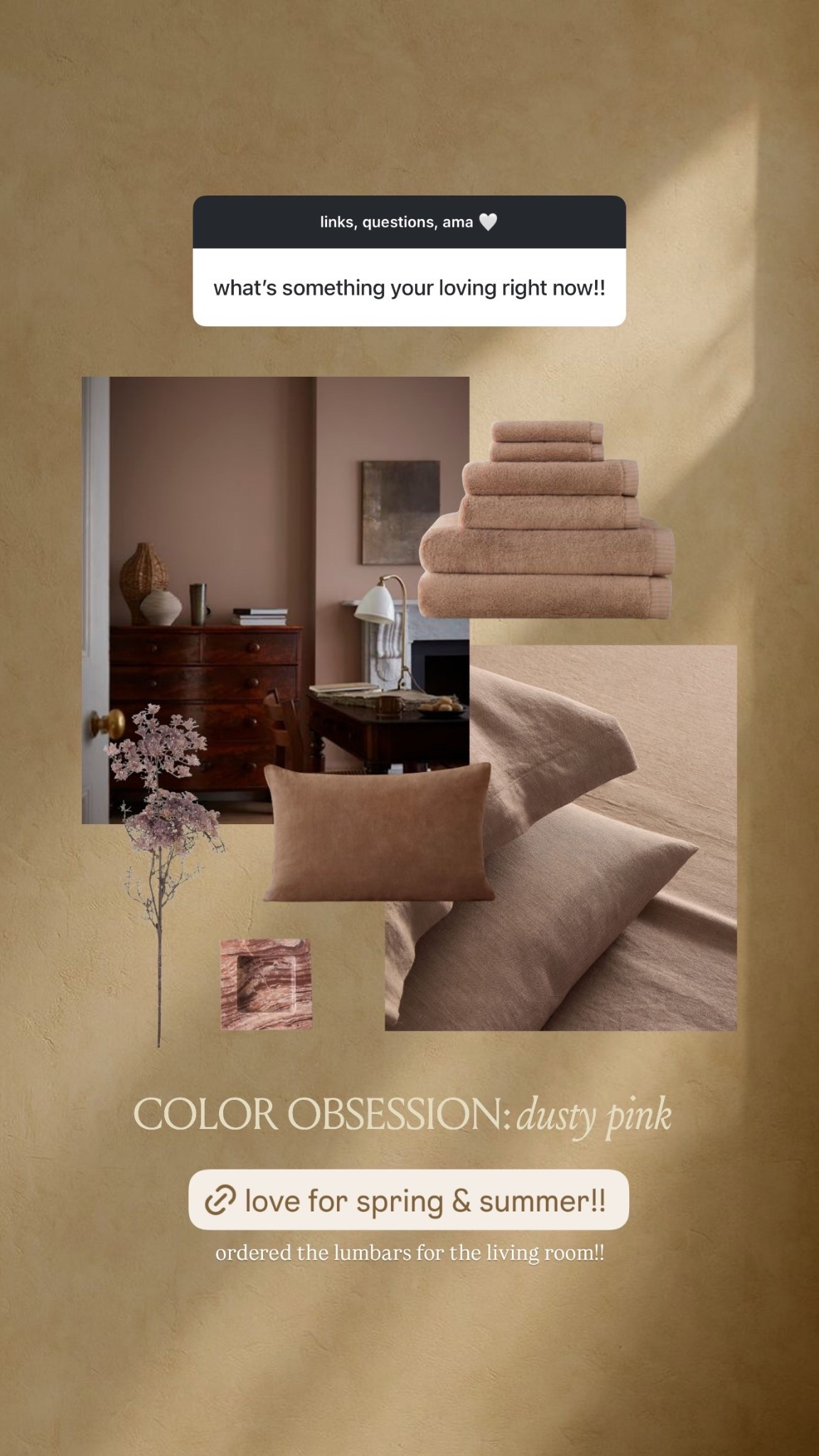 ordered the lumbars for the living room!!