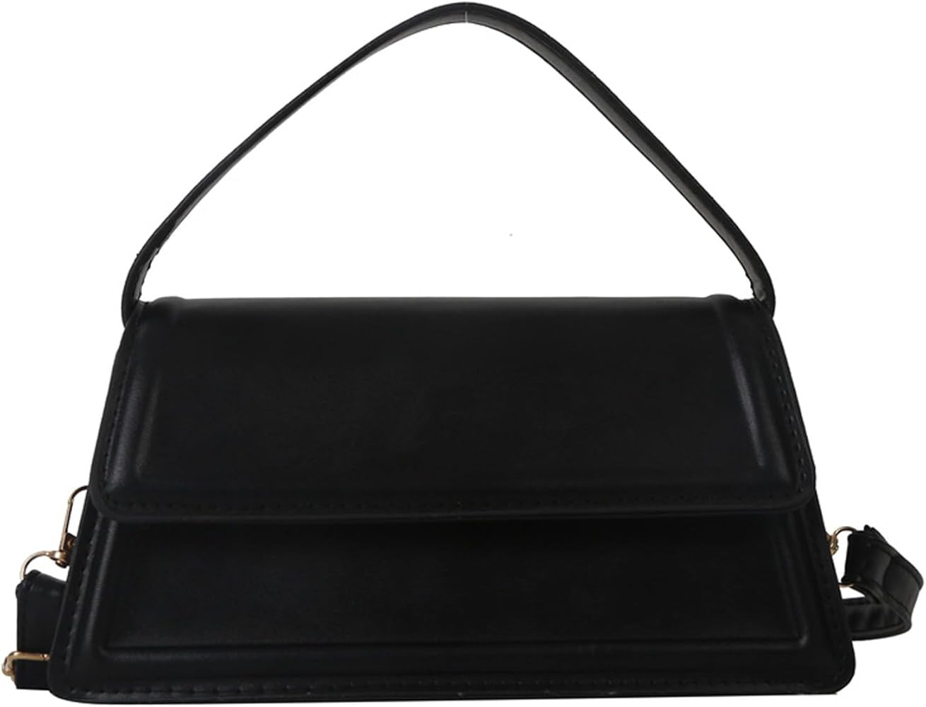 Women‘s’ Shoulder Bag Small Crossbody Bag with Removable Strap PU Leather Handbags (Brown) | Amazon (US)