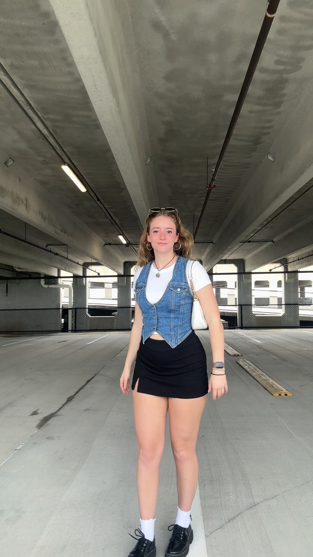 cute denim vest black mini skirt fit!

#LTKStyleTip #LTKFindsUnder50