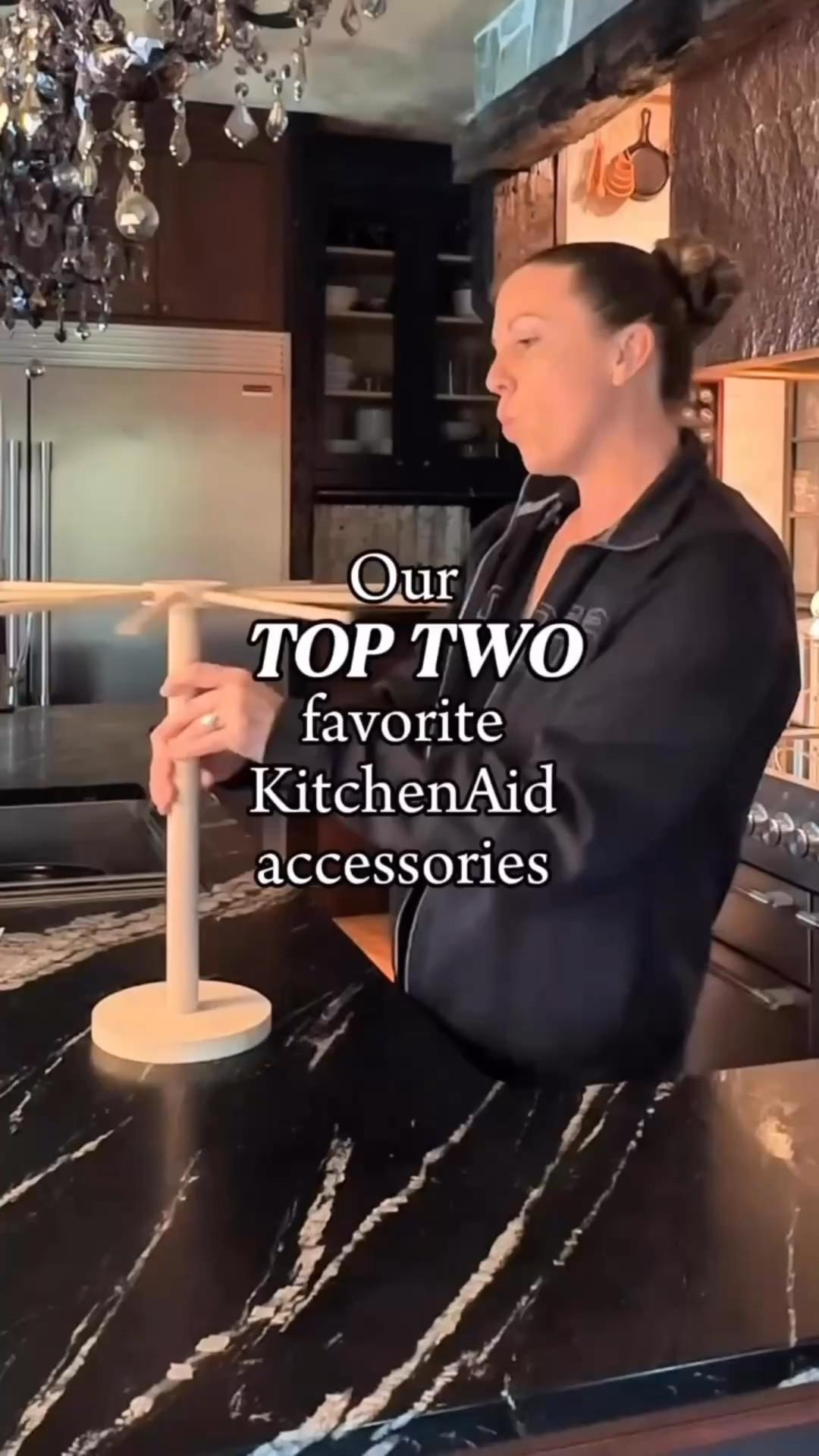 A KitchenAid mixer with a pasta maker attachment that turns homemade pasta into an easy, satisfying ritual. Classic, practical, and perfect for creating cozy kitchen moments from scratch. 🍝 

#KitchenAid #PastaMaking #KitchenInspo #TimelessKitchen #HomeCooking #EverydayElevated #HomeDecor #DesignDetails #callsigndesign