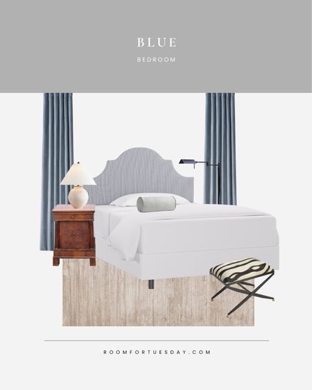 Curated design pairings : classic blue bedroom

#interiordesign #bedroom #bedroomfurniture 

#LTKstyletip #LTKFind #LTKhome
