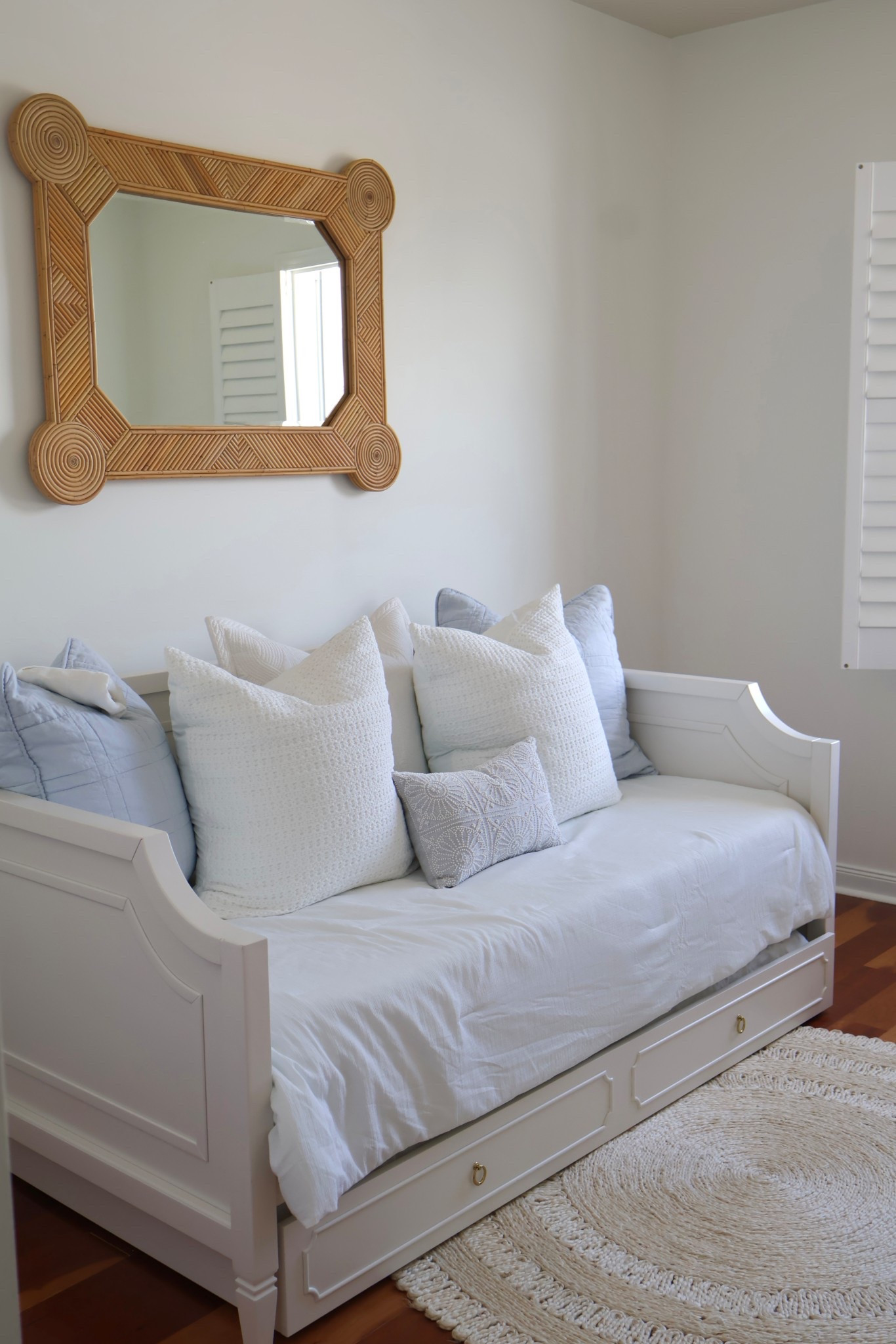 Found a great look for less of our Pottery Barn Ava Regency trundle daybed on Amazon!! This has been a great addition to our office to offer an extra bed to host guests but also very functional for our daily needs! 

Coastal guest room, look for less, Amazon home#LTKStyleTip #LTKFamily

#LTKHome