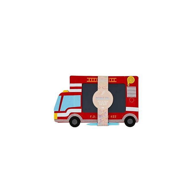 Mud Pie Fire Truck Felt Doodle Pad | Amazon (US)