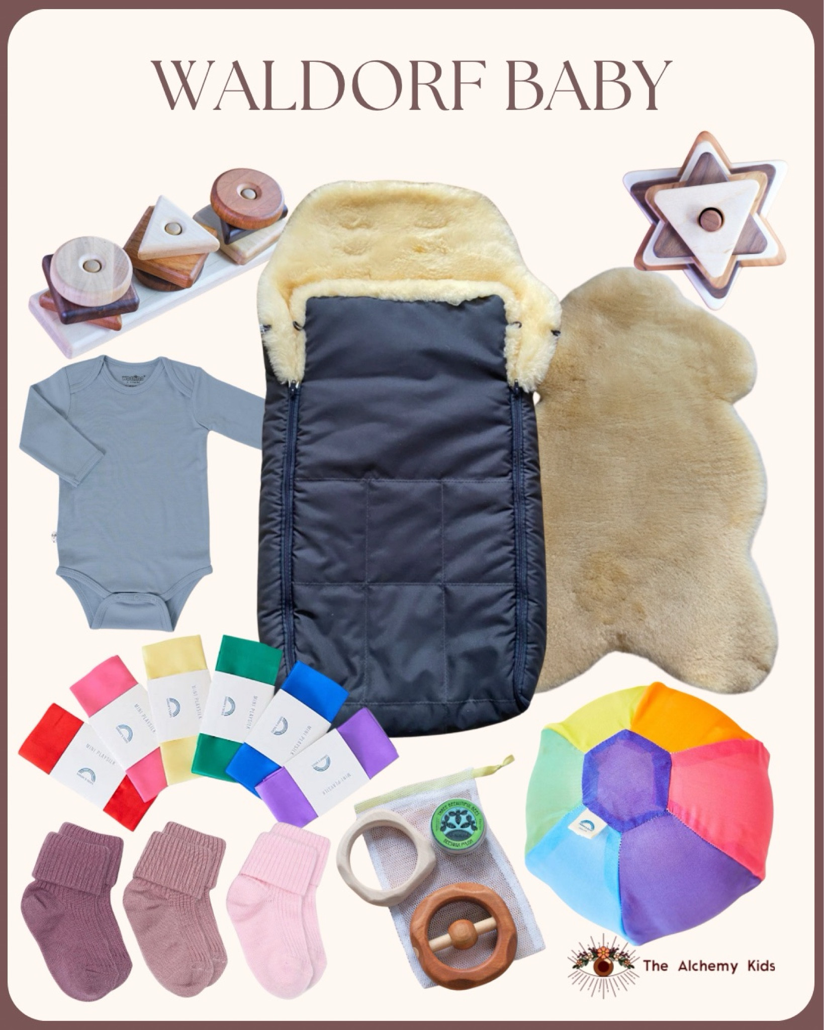 This Waldorf baby essentials collection is perfect for nurturing your little one with natural, eco-friendly materials. From soft wool socks and cozy sheepskin liners to beautifully crafted wooden toys and colorful play silks, each item is designed to inspire creativity, comfort, and sensory exploration.

#WaldorfBaby #NaturalParenting #EcoFriendlyToys #MontessoriInspired #SustainableLiving #ConsciousParenting #BabyEssentials #OrganicBaby #HeirloomToys #TheAlchemyKids
#waldorf #waldorfeducation #montessori #montessorieducation #waldorfhome #montessorihome

#LTKKids
