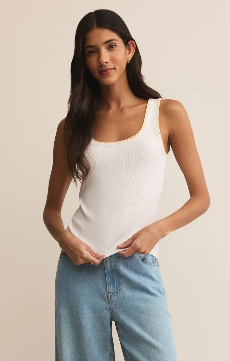 Jaidynn Whipstitch Rib Tank | Z Supply