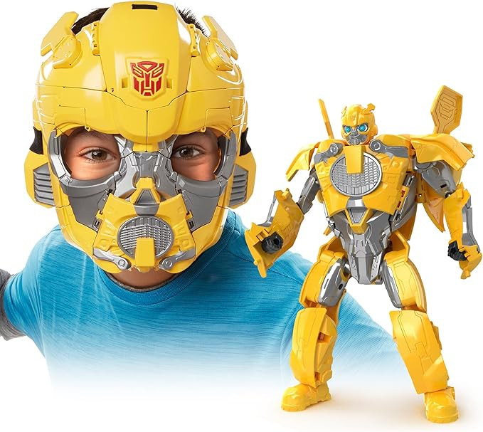 Transformers Toys Rise of The Beasts Movie Bumblebee 2-in-1 Converting Roleplay Mask Action Figur... | Amazon (US)