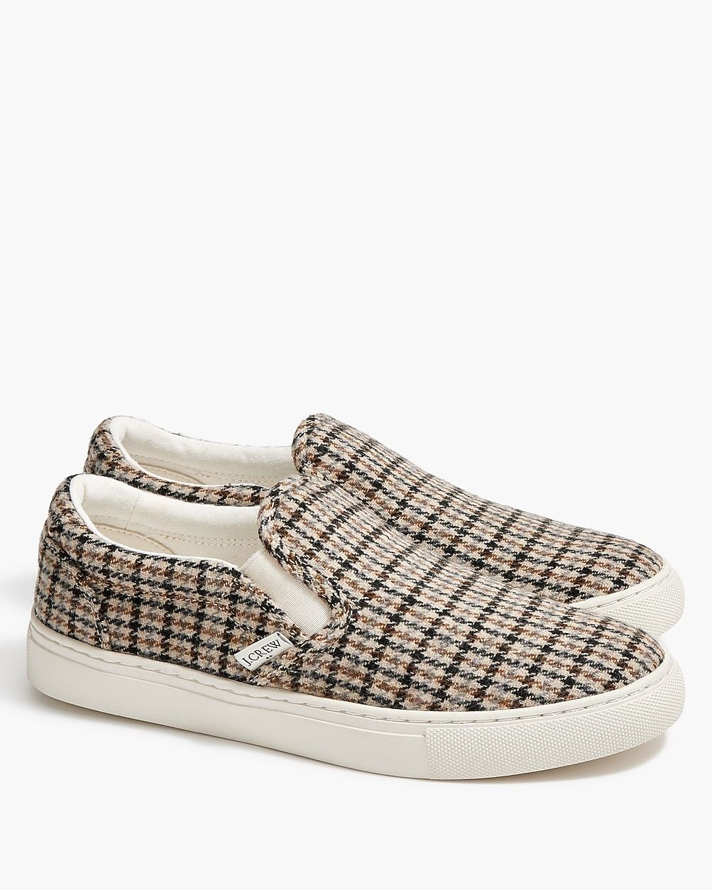 Plaid road trip slip-on sneakers | J.Crew Factory