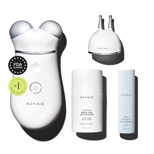 NUFACE Trinity+ Facial Massager + Lip & Eye Attachment - FDA-Cleared Face Sculpting Tool, Targeted Lift for Brows, Eyes & Lips, Reduces & Smooths Smile, Fine Lines - Microcurrent Facial Device | Amazon (US)
