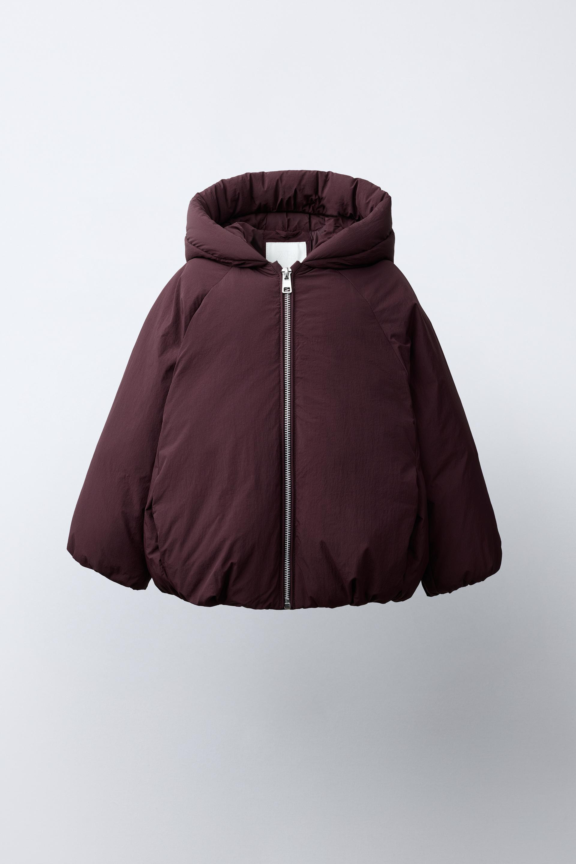 Zara - Water-Repellent 50% Feather 50% Down Jacket - Caramel - 2 Years (92 Cm) - Kids | Zara UK
