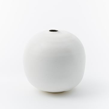 Judy Jackson Bottle Vase, Small, White | West Elm (US)