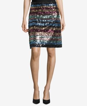 Eci Multicolored Sequined Skirt | Macys (US)