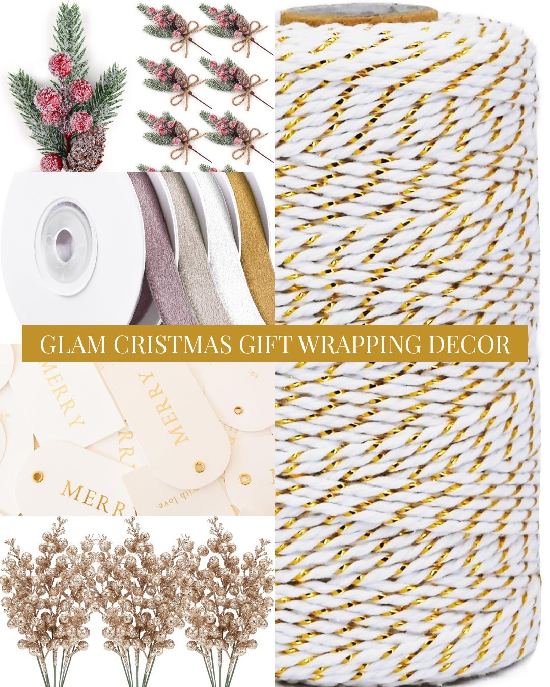 Elevate your Christmas gift wrapping this season with elegant gift wrapping accessories and chic gift toppers! From glam present toppers to creative gift ribbon ideas, these details turn wrapping Christmas presents into an art form. Add a touch of luxury with pink, gold, and silver accents for Christmas wrapping that looks straight out of a boutique. #ChristmasWrapping #GiftToppers #GiftWrapInspo #LuxuryChristmas #ElegantWrapping

#LTKSeasonal