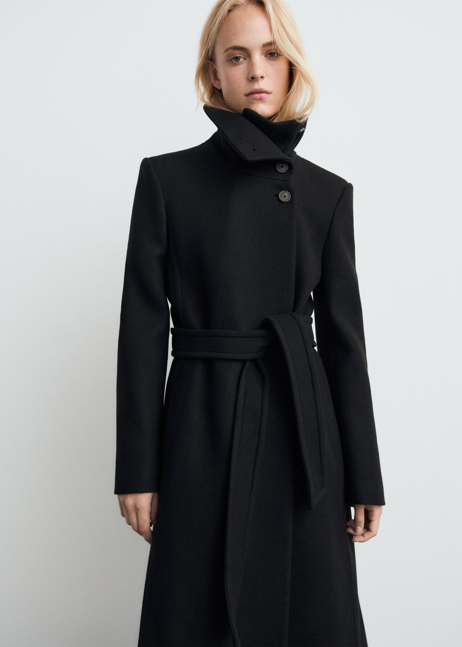 Manteco wool coat with belt | Mango (US/MX/AU)