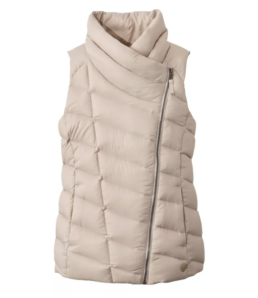 Women's Boundless Down Puffer Vest Tan Large | L.L. Bean