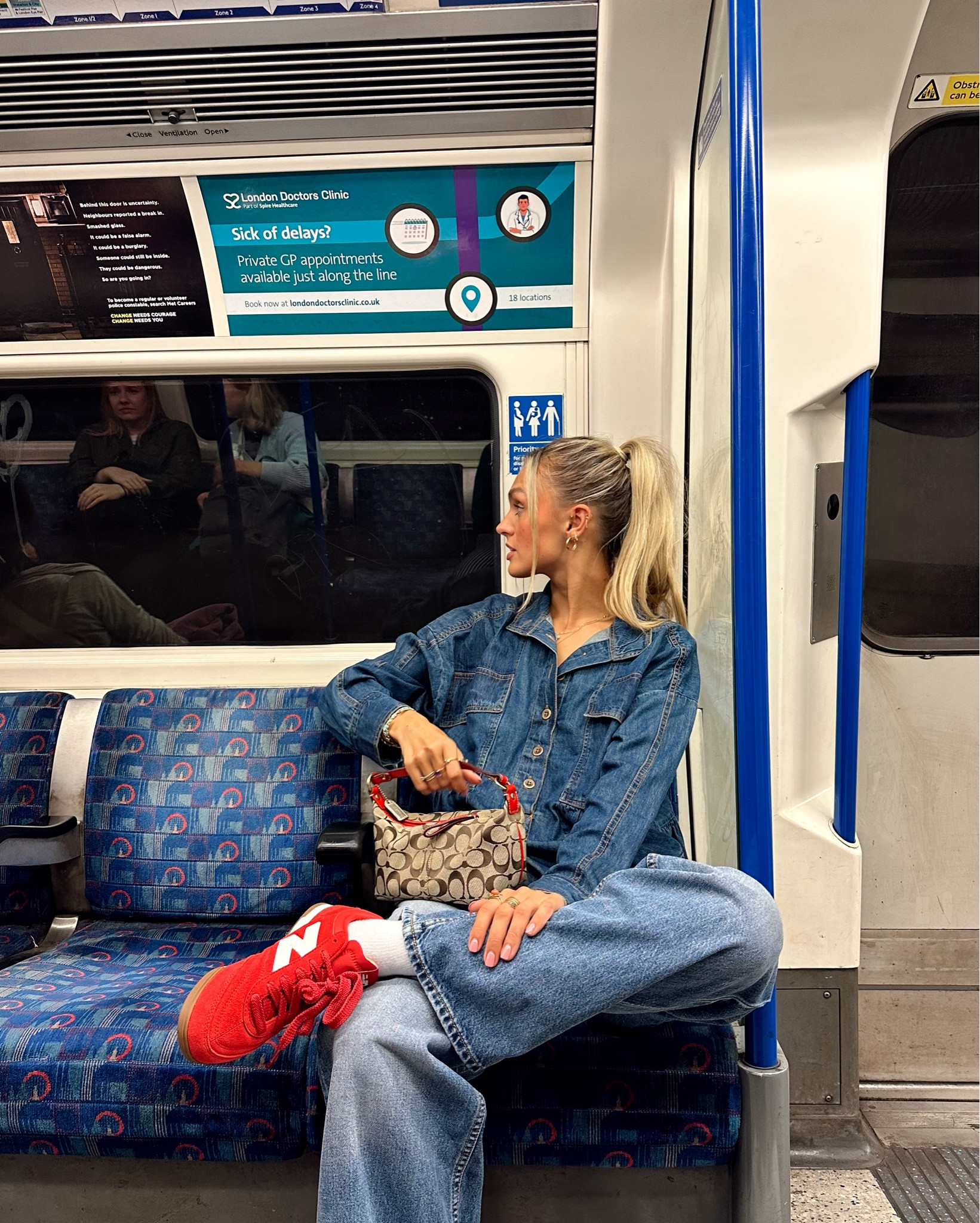 Double denim girly #asos #newbalance 

#LTKuk #LTKautumn