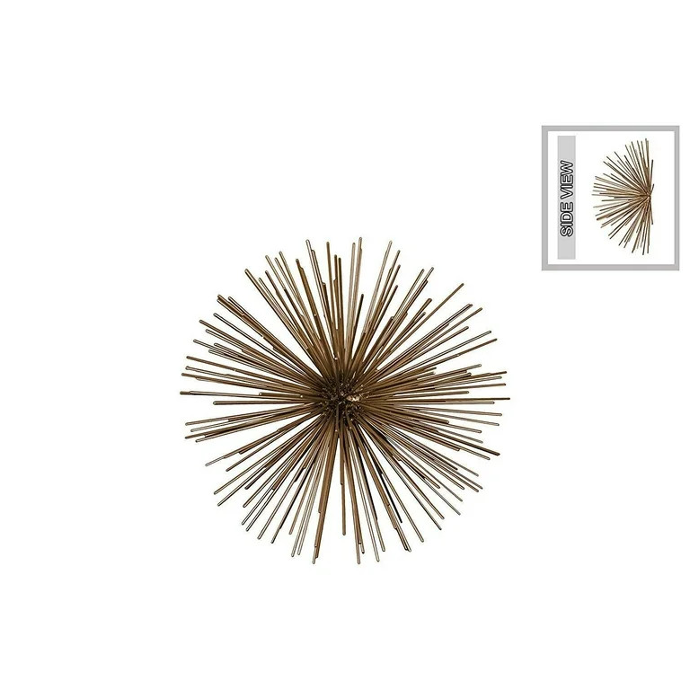 UTC21925 Metal Sea Urchin Ornamental Sculpture Wall Decor MD Coated Finish Gold | Walmart (US)