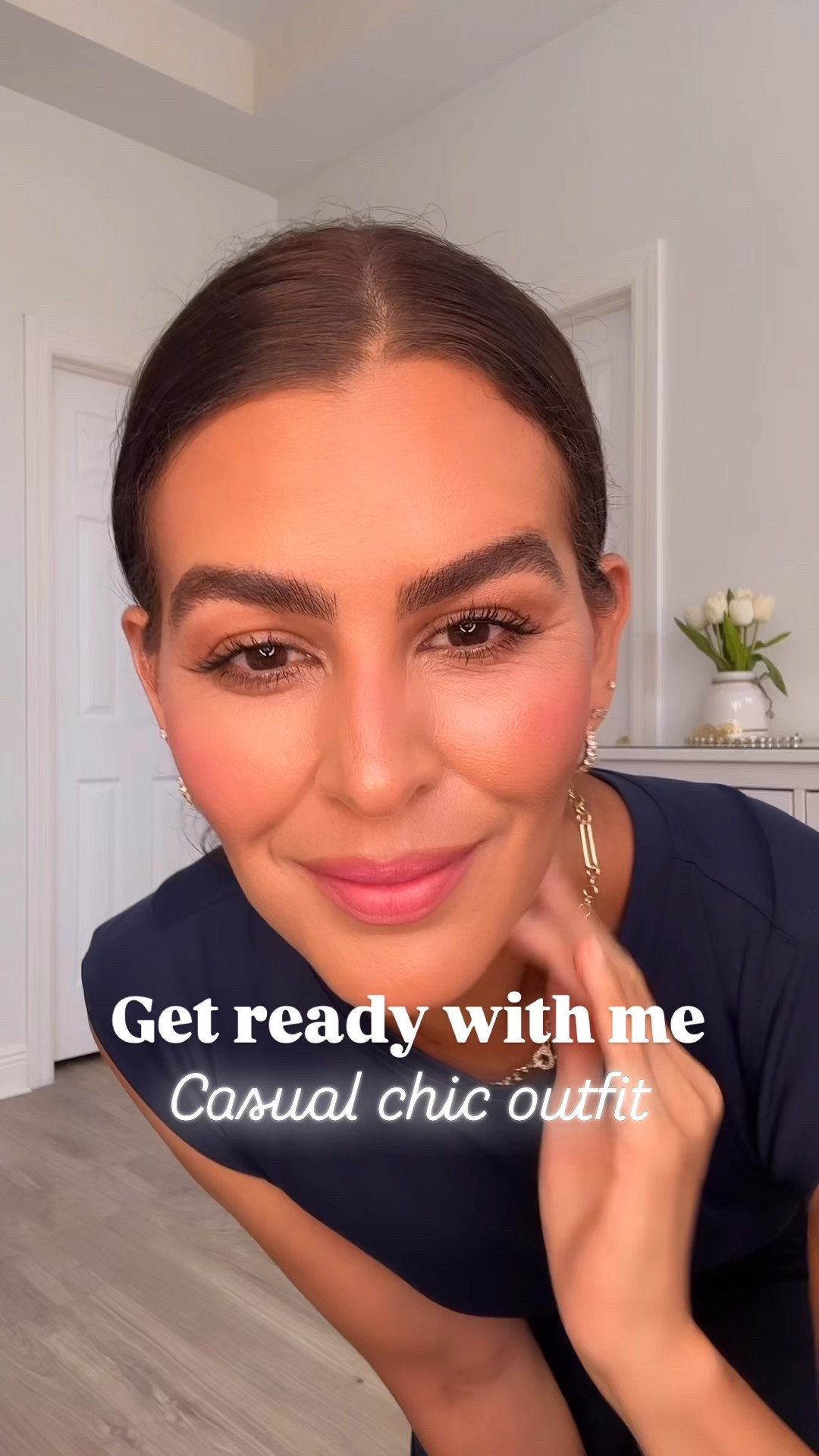 ‼️All details and sizing⬇️ Jacket is super lightweight and is oversized, in color green.  Wearing a size s in jacket, pants and tank top. Tank top has a built in bra. 
Lipgloss is : toffee pink shimmer with lipliner : deep taupe 

#LTKSeasonal #LTKFindsUnder50 #LTKStyleTip