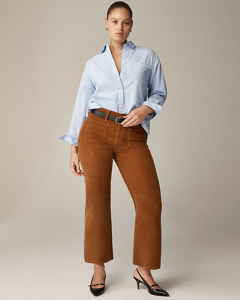 Sailor slim-wide pant in stretch corduroy | J. Crew US