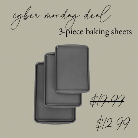 My most-used baking sheet set from Target is now 35% off for Cyber Monday 

#LTKsalealert #LTKhome #LTKCyberWeek