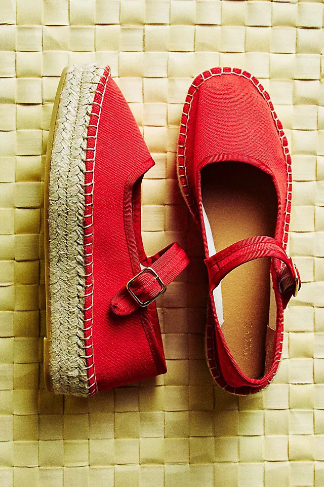 Mary Jane Espadrille Flats | Anthropologie (US)