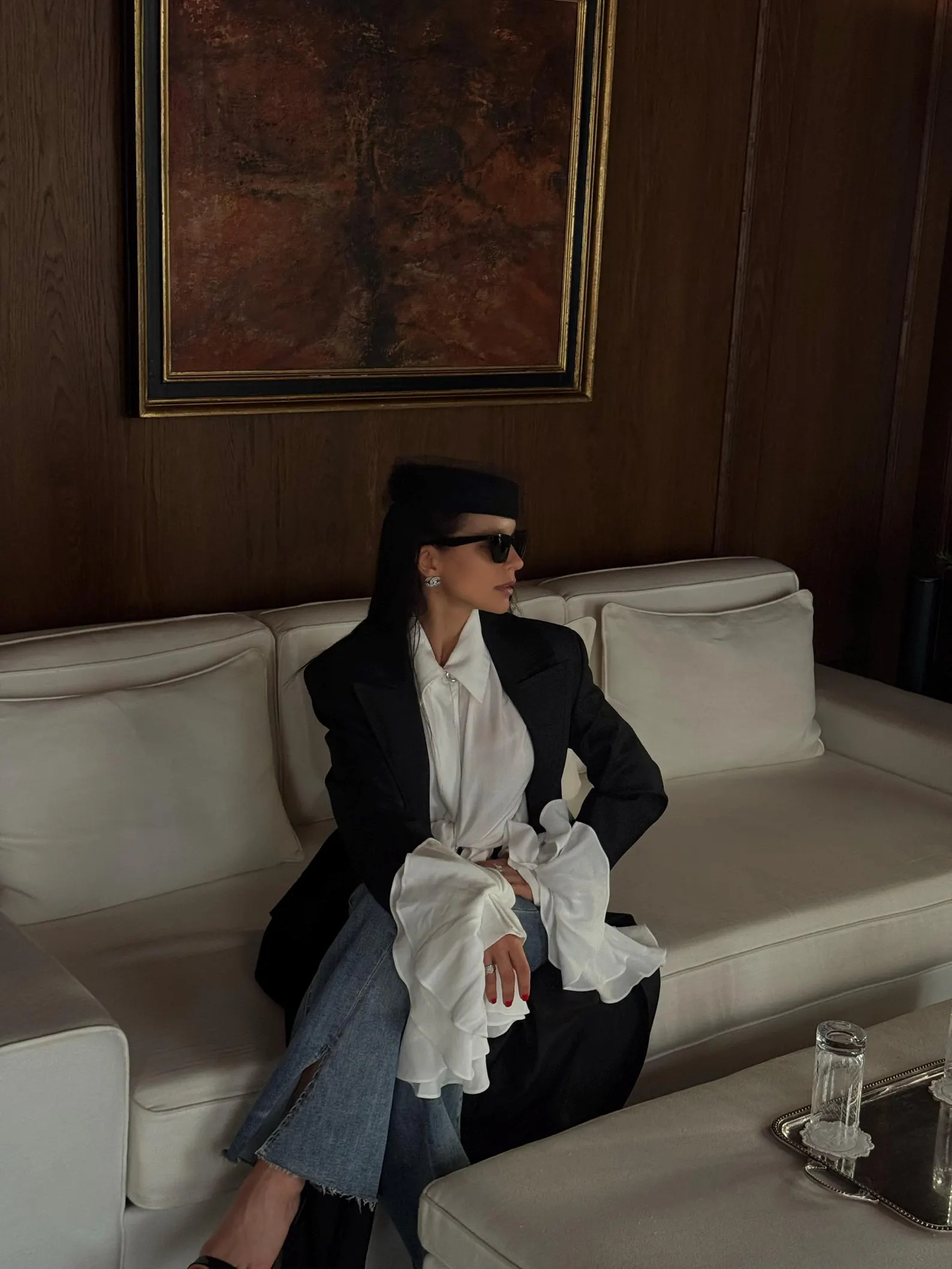 Flat Black Felt Pillbox Hat, Stylish Headwear, Coctail Dress Hat READY to SHIP - Etsy | Etsy (US)