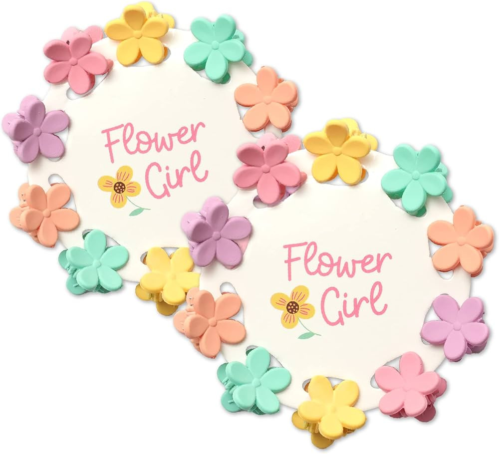 Flower Girl Gift - Flower Girl Hair Clips (Set of 2) | Will you be my Flower Girl Proposal Gifts ... | Amazon (US)