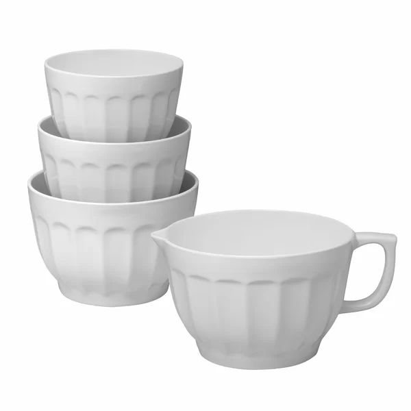 Supreme Housewares Latte 4 Piece Melamine Mixing Bowl Set | Wayfair North America