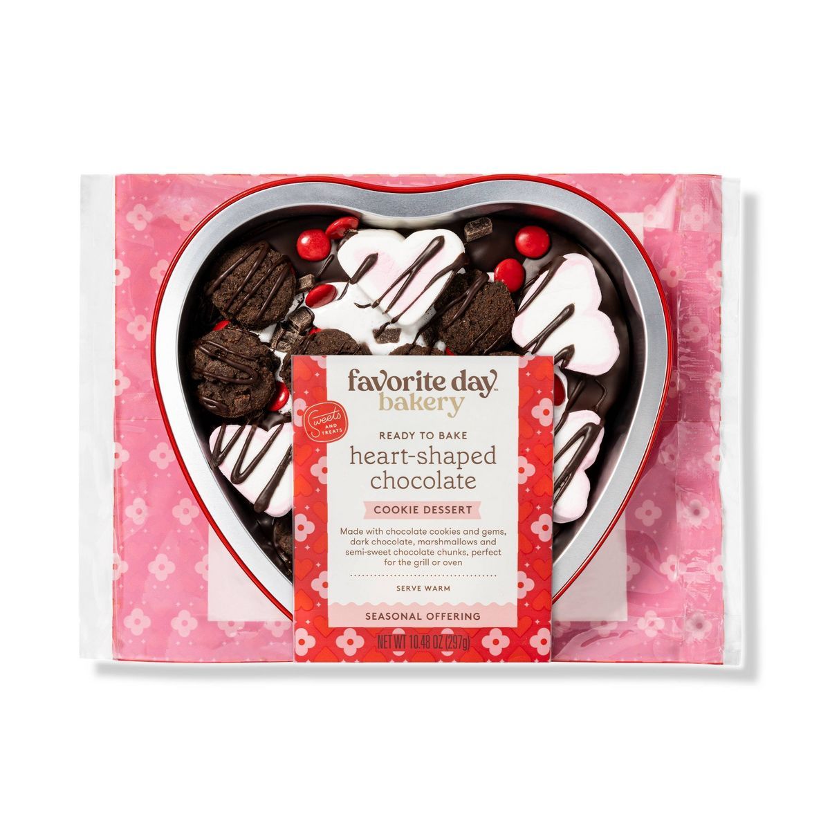 Chocolate Heart Shaped Grillable Dessert - 10.48oz - Favorite Day™ | Target