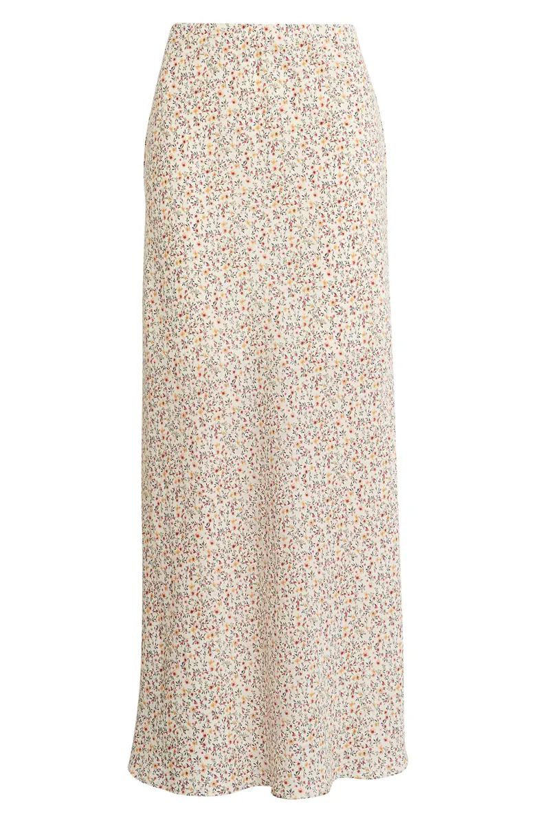 Sheer Floral Print Maxi Skirt | Nordstrom