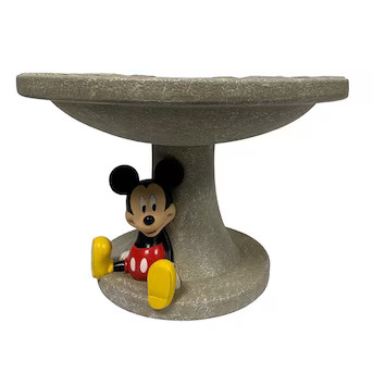 Disney 8-Inches H Multiple colors/finishes Polypropylene Complete birdbath | Lowe's